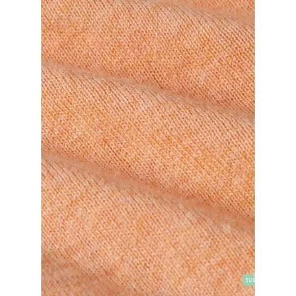 KING Louie $85 Cotton Cardi V Cocoon Creampuff Orange Cardigan Size Small NWT - Picture 2 of 8